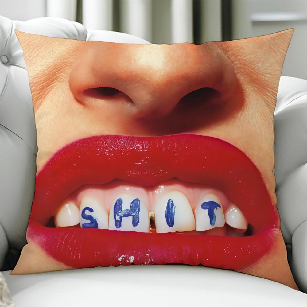T-Toiletpaper I-Interesting Cushion Cover Birthday Anniversary Gifts Double Sided Printed Zipper Cushion Cover Soft Skin Bedding