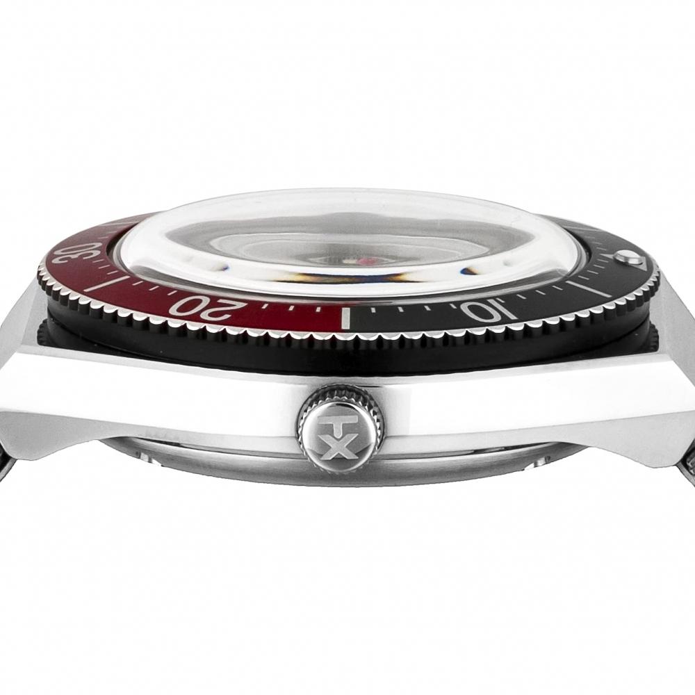 TIMEX Relógio M79 Mostrador Preto Aço Inoxidável Acrílico Movimento Japonês Automático 40MM America Watch TW2U83400 Masculino Prata