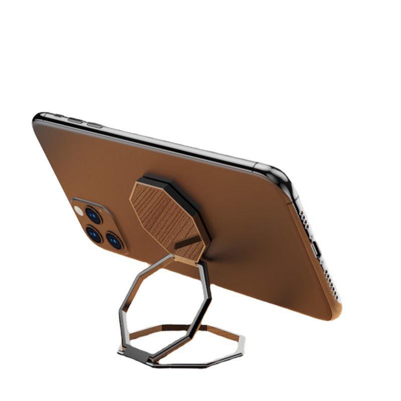 Zinc Alloy Multi-Function Foldable Phone Stand and Back Sticker Ring