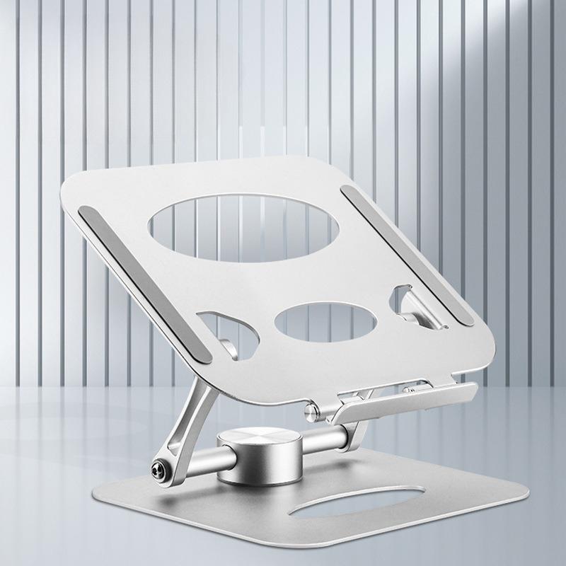 Rotating Laptop Stand Adjustable and Foldable Portable Aluminum Alloy Support Stand Desktop Cooling Computer Stand