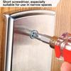 Tool Screwdriver Interchangeable Short Handle 6Pcs