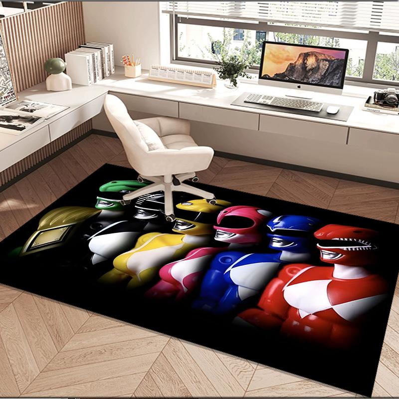 1PC rug Rangers Team-up Carpet, Chair Rug,Area Rug for Office Bedroom living rooms bedroom, Doormat decor Christmas fan gifts