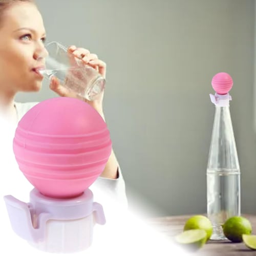 Carbonation Cap, Carbonation-Preventing Cap, PET Bottle Cap, Soda Bottle Cap, Drink Cover Saver, Silicone Soda Bottle Stopper, Fizzy Drink Push-Type S