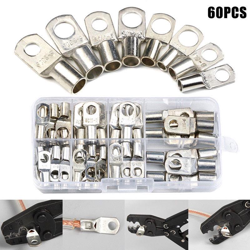 Conector Eléctrico Terminales Engarzado sobre Calor Shrink Tubo de envolver Cable Kit