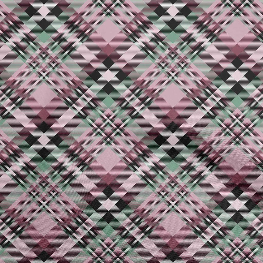 oneOone Cotton Flex Beige Fabric Check Sewing Craft Projects Fabric Prints by Yard 40 Inch