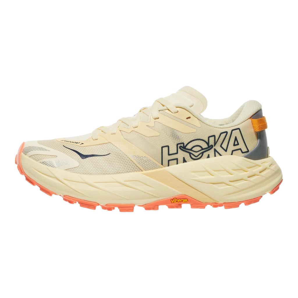 HOKA ONE ONE SPEEDGOAT 7 Trail Running Shoes Women's Beige 1171929-VWN