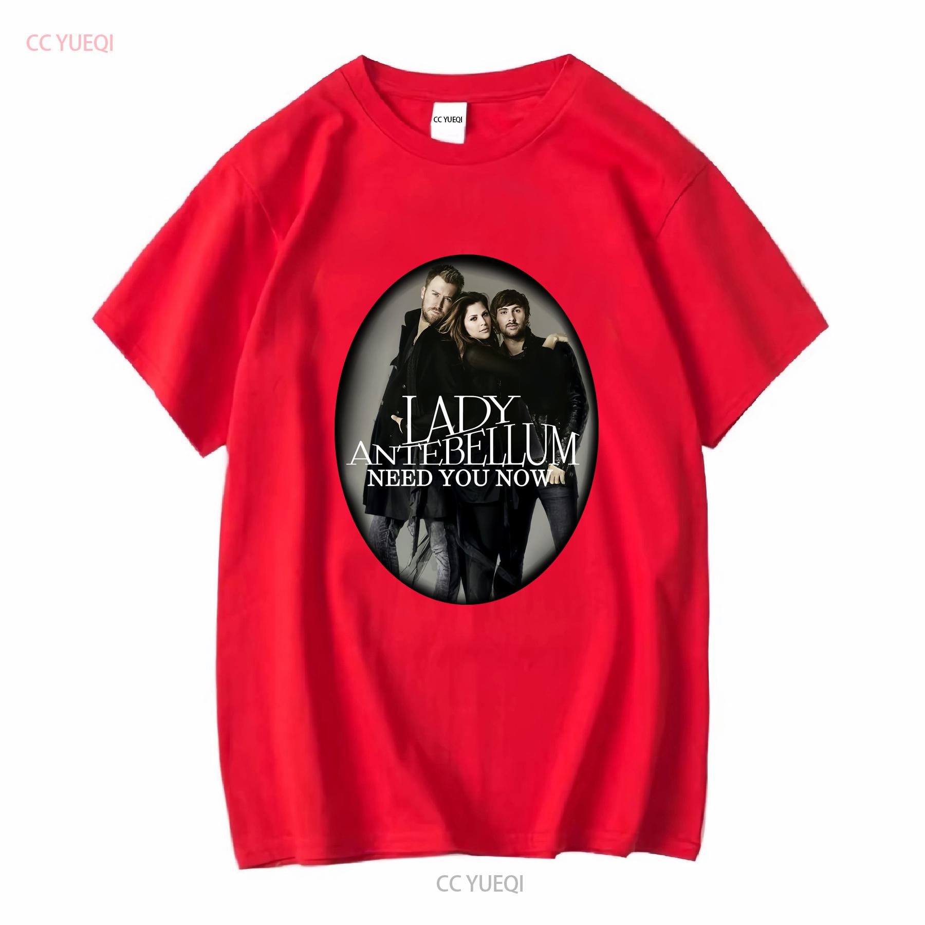 LADY ANTEBELLUM Need You Now Concert Tour Black T Shirt sz L  vintage Washed homme streetwear graphic Breathable Versatile S