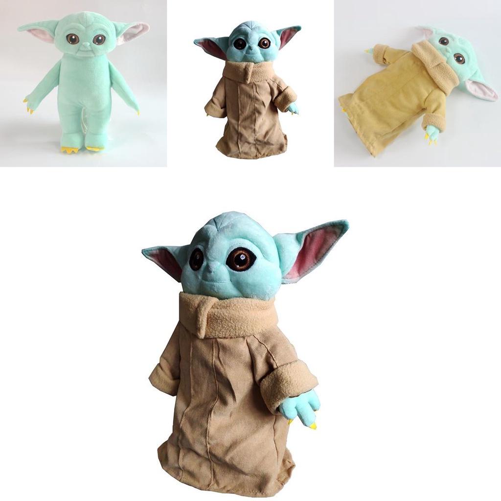 Adorable 30cm Baby Yoda Plush Toy With Removable Clothes Perfect For Kids And Fans