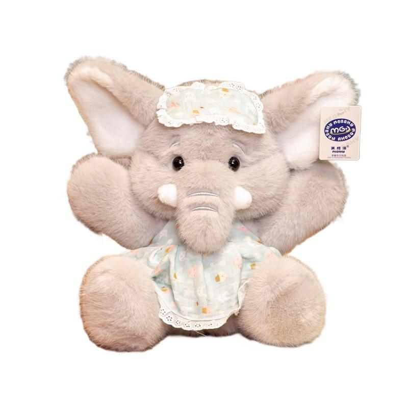 Cute Bulu Pajamas Baby Elephant Plush Toys Children Sleep Comfort Pillow Sports Elephant Claw Machine Gift