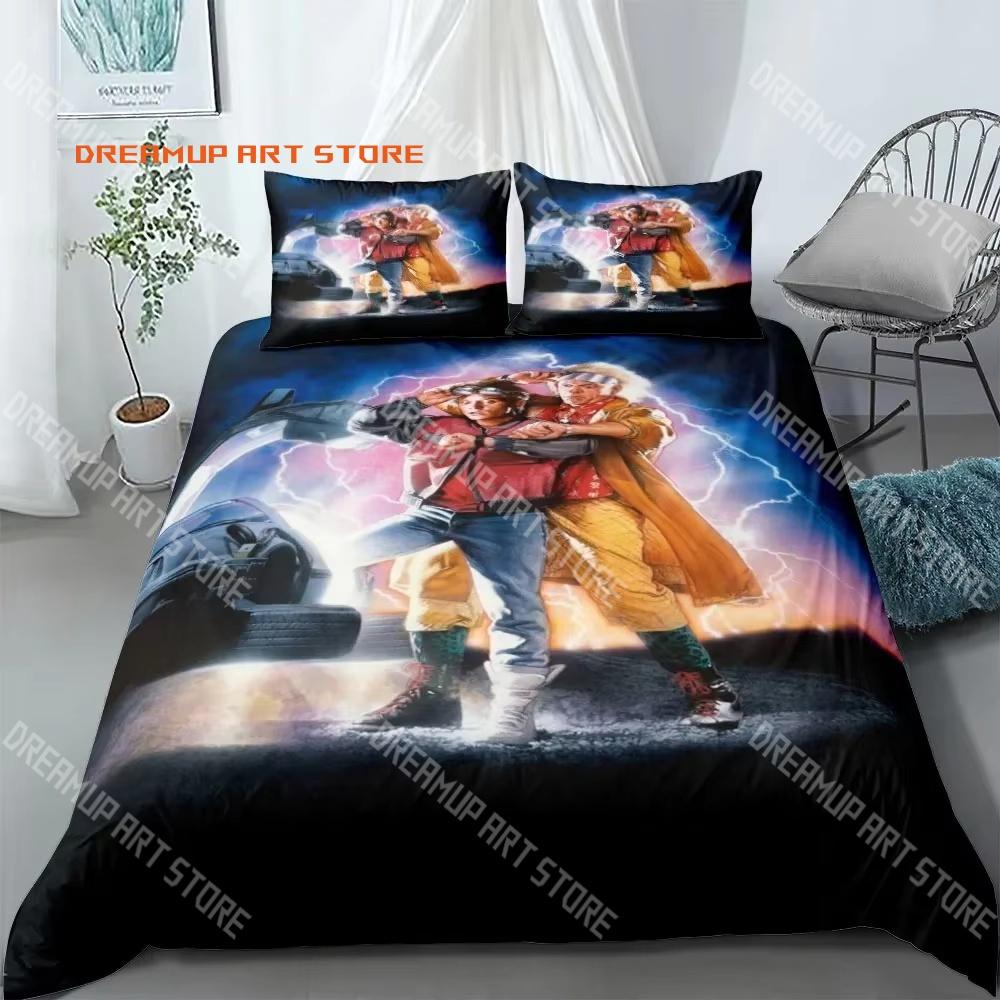 3D Print Back To The Future Movie Bedding Set Single Twin Full Queen King Size Bed Set Adult Kid Bedroom Duvetcover Set