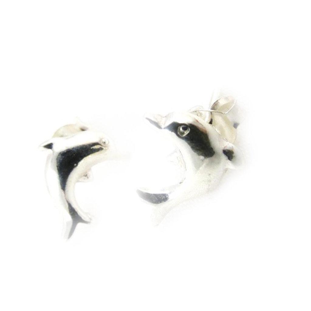 Les Trésors De Lily [C5662] - Boucles Argent 'Dauphins'