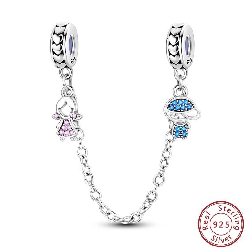 Vendi Charms a Catena con Animali, Piante, Viaggio, Design di Moda, Perline in Argento 925, 3mm, Fai da Te, Creazione di Gioielli Fini