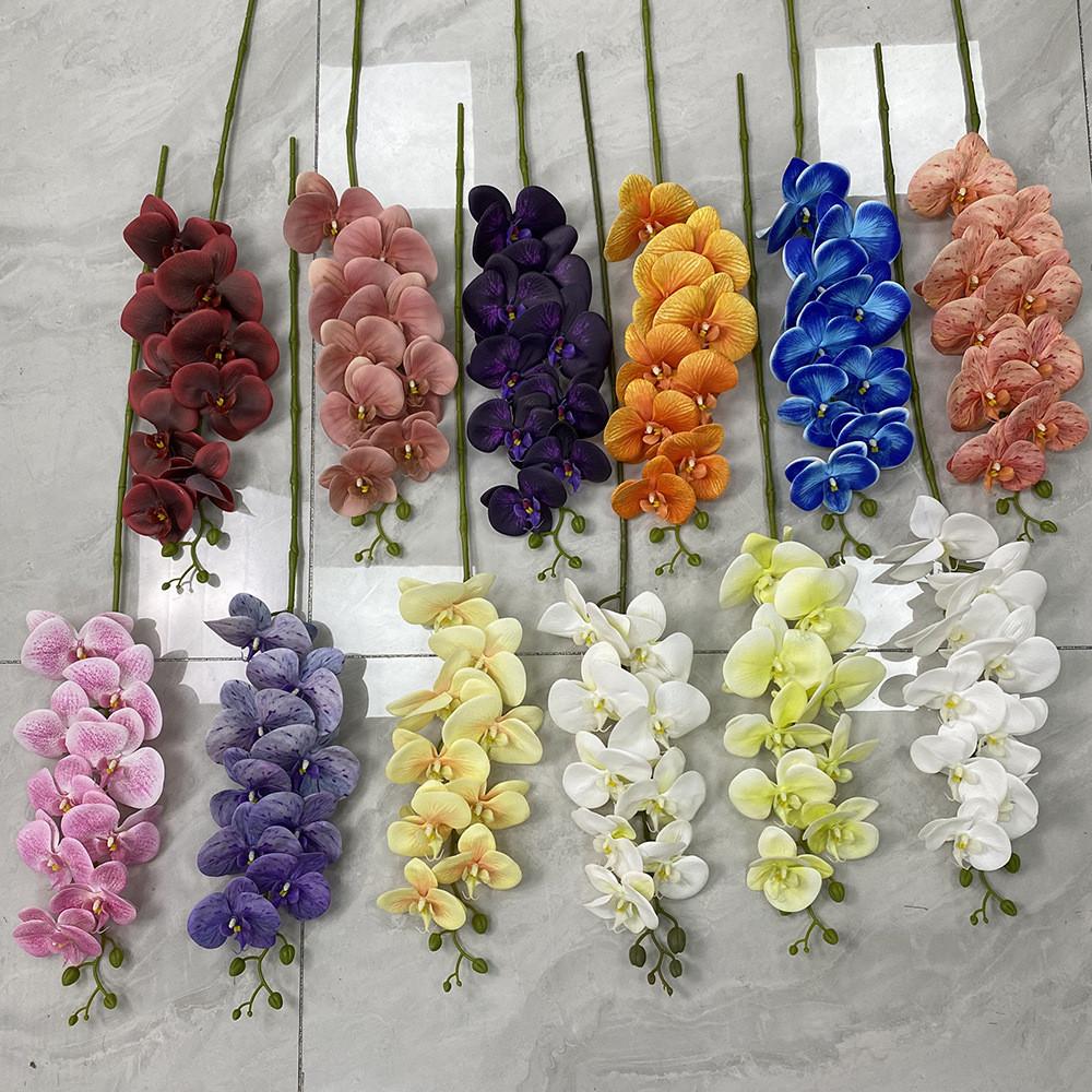 Artificial Phalaenopsis Flower Wedding Hotel Restaurant Desktop Props Decoration