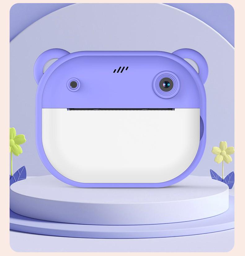 High-Definition Kids' Instant Print Camera with Cartoon Design