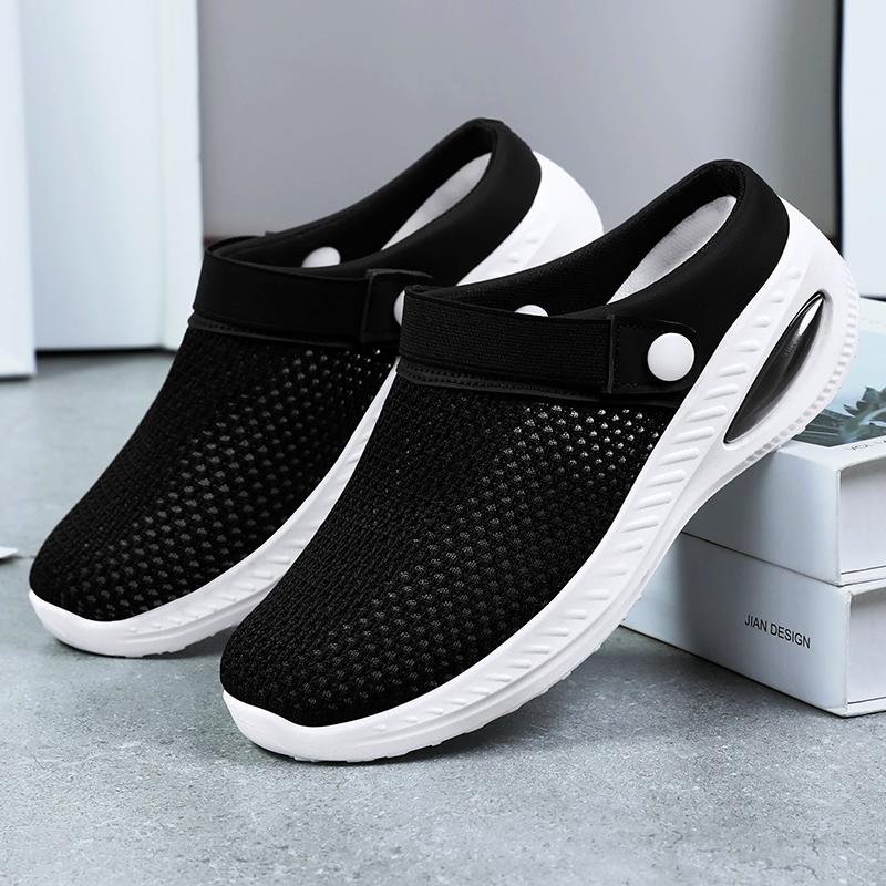 Women's Summer Fashion Slippers Half Slippers Breathable Thick Bottom Soft Outdoor Leisure Sports Shoes Free Shipping