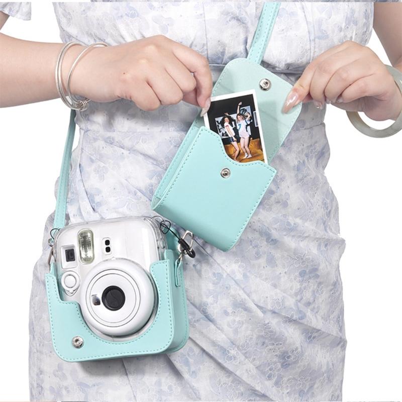Universal PU Storage Case For Mini/SQ 3Inch Instantly Photo Film Holder Storage Bag Compact And Waterproof Design