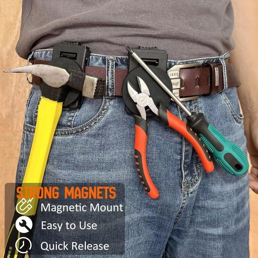 Metal Tool Belt Clip Quick Access Adjustable Belt Buckle Convenient for Safe Storage