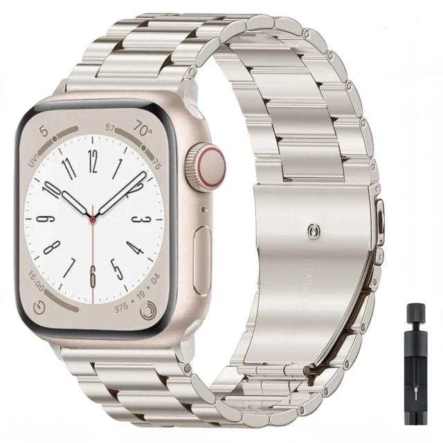 Metal strap For Apple watch band Ultra 3 49mm 46mm 42mm 45mm 41mm stainless steel wristband iWatch 11 10 9 8 7 6 5 SE 44mm band