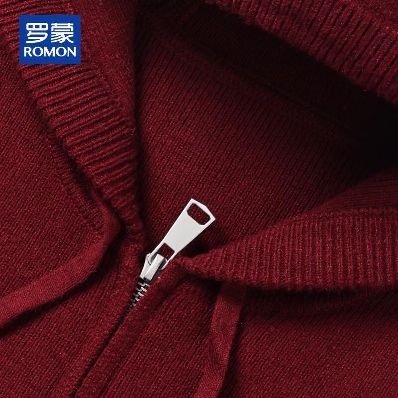 ROMON Men's Cashmere Blend Hooded Knit Vest