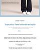 Women's Black High-Waisted Micro-Flare Suit Pants - Slimming, Body-Shaping, Petite Bell Bottoms for Spring & Autumn