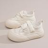 Bread Shoes Women's Spring New Versatile Velcro Cute Big Head Casual Ugly Cute Cream Board Shoes