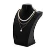 Contemporary Five-point Star Necklace With Dazzling Pearl Beads For Fashion-forward Women