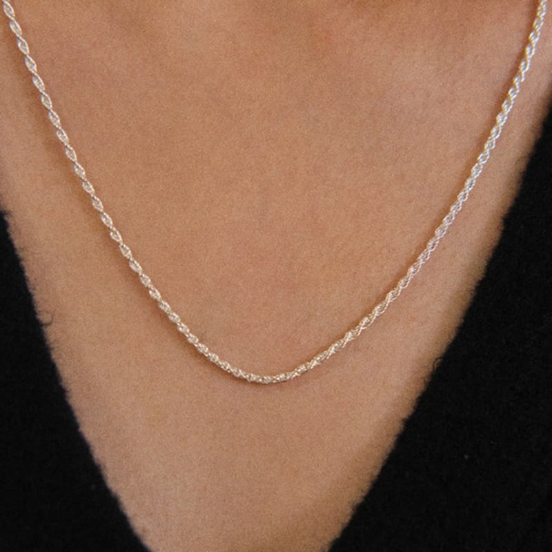 SEWNSWEN SCHLANKE INTERLACE KETTE HALSKETTE