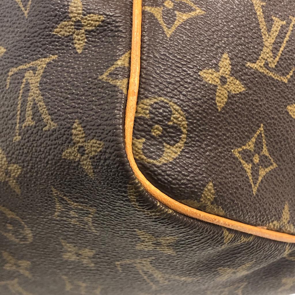 Used Louis Vuitton Monogram Speedy 30 M41526 Boston Bag Canvas Brown Authentic 1212
