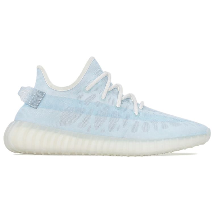 adidas Mens Yeezy Boost 350 V2 Mono Ice Unisex Sneakers Blue GW2869