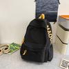 Schoolbag New High-value Junior High School Backpack Women's Korean Version Fashion Large-capacity Schoolbag Versatile Casual Backpack Men's Trend