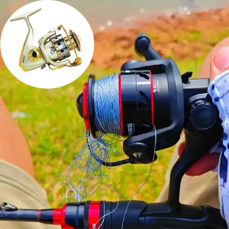 Metal Spinning Reel With Aluminum Alloy Construction For Freshwater Fishing Enthusiasts