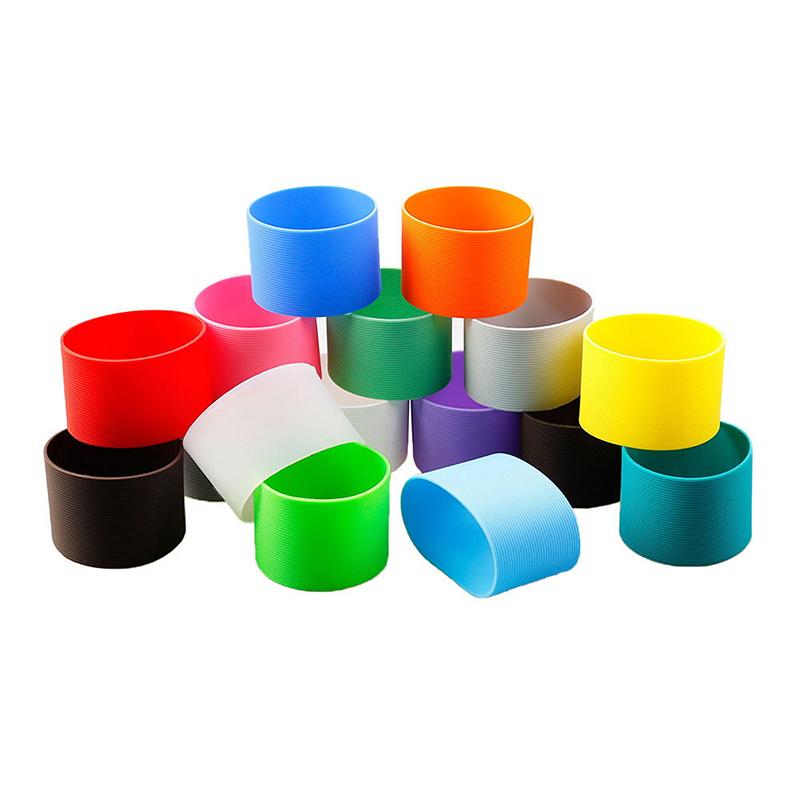 Silikonový protiopařovací protiskluzový kryt na kávový šálek Univerzální kónický závitový návlek na šálek Hrnček Keramický Skleněný kryt na šálek