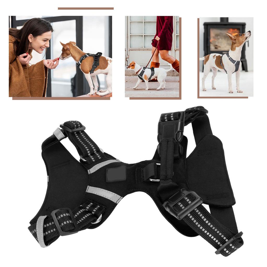 Pet Chest Strap   Reflective Waterproof Dog Leash Vest with Handle for Pets Dogs