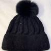 Autumn and winter new fashion rabbit fur ball warm knitted hat outdoor travel sweet versatile ear protector wool hat