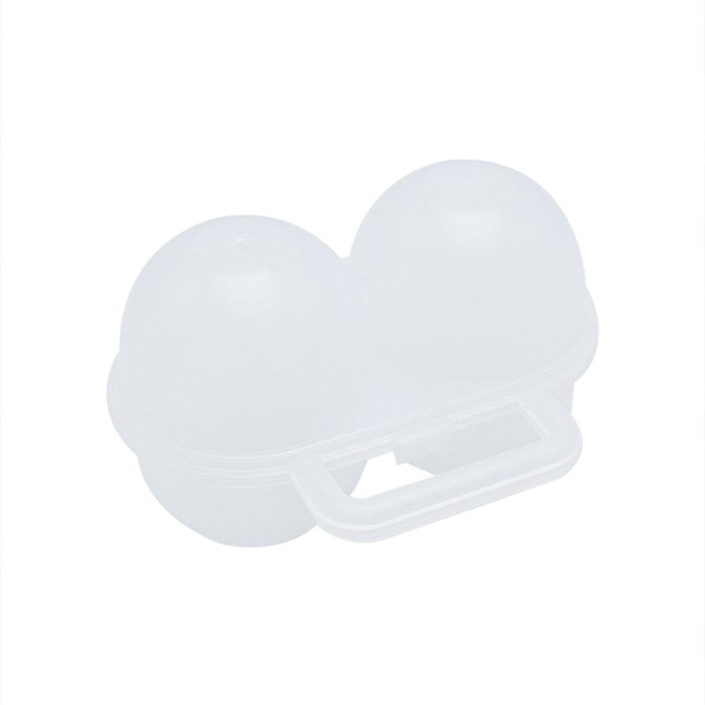 

1 шт. 2-секционный уличный переносной ящик для яиц, пластиковый лоток для яиц, холодильник, ящик для хранения яиц, амортизирующий и устойчивый к падению, загрузчик яиц