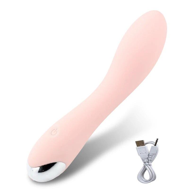 Soft and realistic silicone dildo vibrator G-spot clit stimulator female vibrator, female anus adult female sex toy
