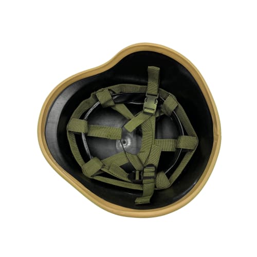 US Military Fritz-Type M88 Helmet with Warmer, Camouflage, for Airsoft (Size 10, Khaki (without Cover))