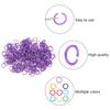 2250Pcs Open Aluminum Jump Rings 6mm Rings Connectors for Necklace Bracelet Pendant Choker Jewellery Making Findings