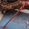 Modern & Ancient Style Peach and Sandalwood Hairpins for Women - Wooden Hair Bun Pins, New Chinese Style