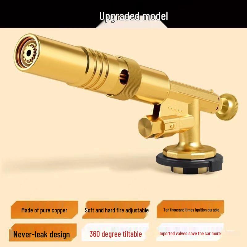 Portable All-Copper Blowtorch for Singeing Pig Hair and Household Welding Tasks