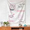 Kawaii Huisdecoratie Wandkleed Schattig Huisdecoratie Wandkleed Anime Roze Meisje Wandkleed Schattig Meisje Wandkleed