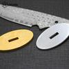 1 Pieza Protector de Dedo para Cuchillo de Metal, Guarda, Pomos, Protector de Mano en Blanco para Mango DIY, Manualidades, Seguridad en Taller de Cocina