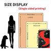 Two Black Cat Patterns Flannel Printed Blanket Suitable for All Seasons Suitable for Living Room Office Sofa and Travel