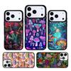 Trippy Mushroom Psychedelic Art Phone Case For iPhone 17 AIR 16 Pro Max 15 14 Pro 11 12 13 Shockproof Silicone Cover
