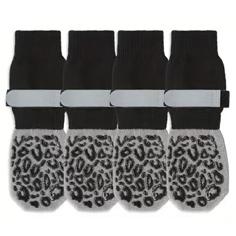 

Регулируемые Нескользящие Пинетки для Собак Хлопковые Тракционные Носки для Собак для Активных Щенков Предотвращают Травмы XS