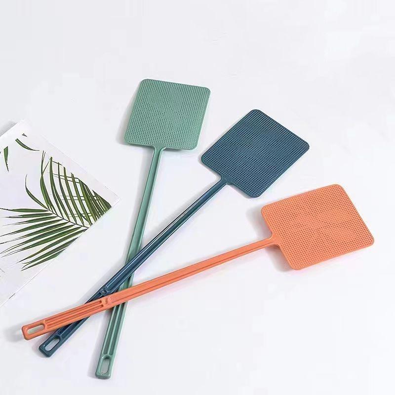 

Мухобойка пластиковая комнатная бытовая толстая длинная ручка большого размера мухобойка от комаров 2pcs