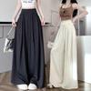 Women's High-Waisted Wide-Leg Skirt Pants - Summer Casual Loose Fit