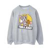 Tom And Jerry Womens/Ladies Sketch Logo Sweatshirt
