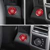 TOMALL Aluminum Engine Start Stop Push Button Cover Trim Compatible with Ford F-150 2016- Car Engine Ignition Start Button Cap Surrounding Trim Ring