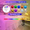 Battery Operated Light Bulb with Remote RGB Rechargeable Light Bulb USB Charging,50H Long Life Emergency Light Bulbs for Power Outage,Battery Powered
